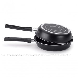 Frigideira Dupla 14 Omeleteira Antiaderente Multiflon 55134