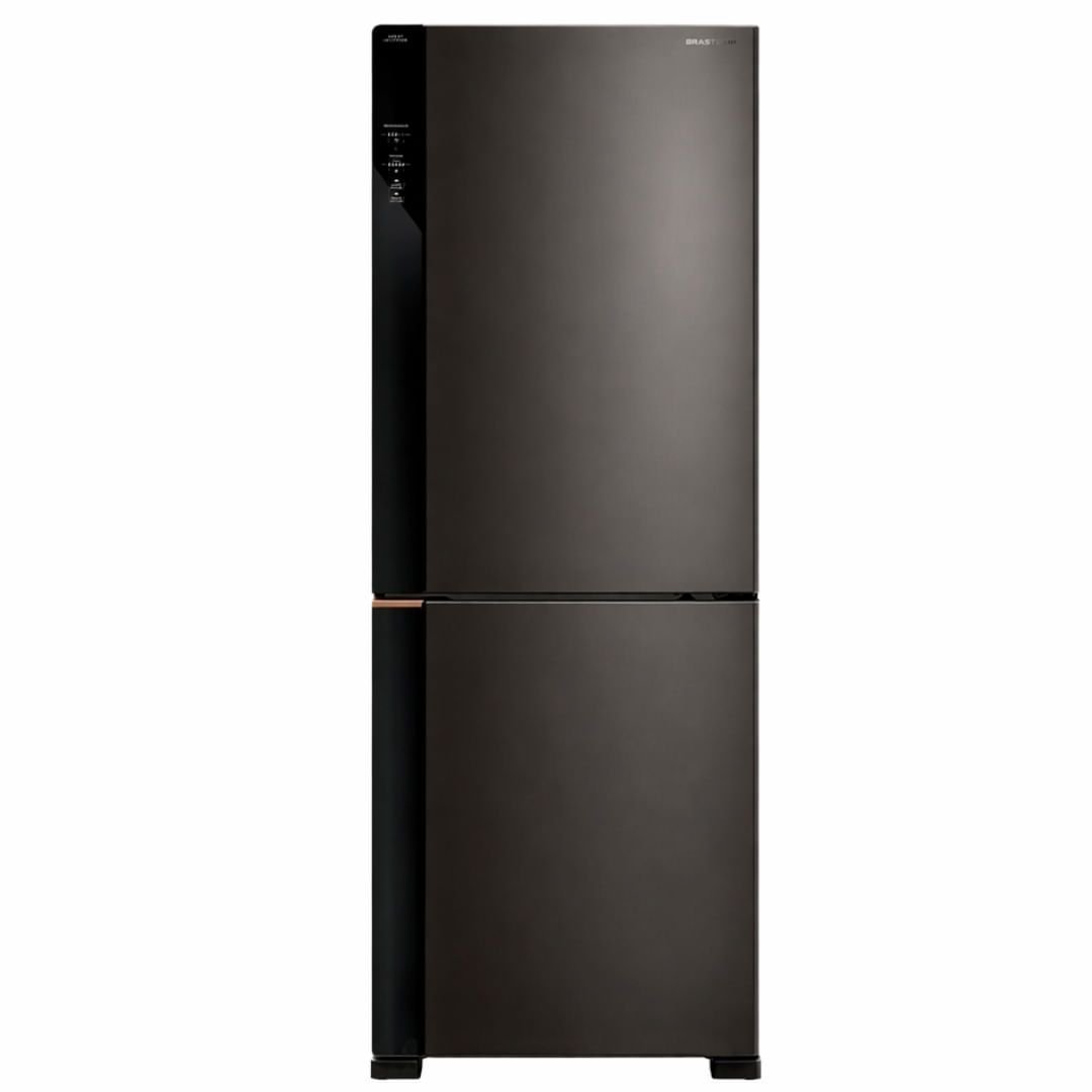 Geladeira Panasonic Bb65 Black Glass Inverse Frost Free 450l