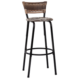 Banco para Bancada Banqueta Alta Cappuccino Balcão Cozinha Bistrô Área Gourmet Churrasqueira - 1