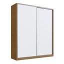 Ver imagem 1 de Guarda Roupa 2 Portas de Correr 2006 Emovell Freijó Natura Branco 200x59,8x235cm