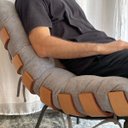 Ver imagem 5 de Cadeira Costela Boucle Confortável Moderna para Sala