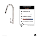 Ver imagem 6 de Kit Cuba para Cozinha Gourmet com Acessórios Aruá e Torneira para Cozinha Misturador Monocomando