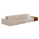 Ver imagem 1 de Sofá Ilha 4 Lugares Living 472cm Modulado Lary Bouclê K01 Cor Creme