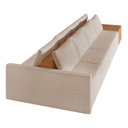 Ver imagem 4 de Sofá Ilha 4 Lugares Living 472cm Modulado Lary Bouclê K01 Cor Creme