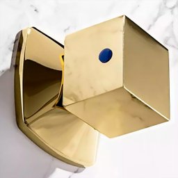Acabamento para Registro Padrão Deca e Docol Ducon Square Dourado - 4