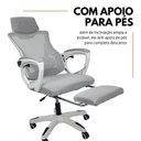 Ver imagem 2 de Cadeira de Escritório Presidente Executiva Oficial Supreme Cinza