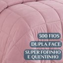 Ver imagem 3 de Kit Quarto Elegante King Size Lilly Grosso Luxuoso Pluma:Rosa