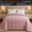 Ver imagem 2 de Kit Quarto Elegante King Size Lilly Grosso Luxuoso Pluma:Rosa