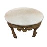 Mesa de Centro Redonda com Tampo em Mármore - 51x76cm - 4