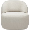 Ver imagem 3 de Poltrona Decorativa Fixa Orgânica para Sala Living Barolo L06 Bouclê Off White - Lyam Decor