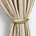 Ver imagem 6 de Cortina Linho Flamê Bege Listrado Marrom 5,00x2,50 com Ilhós Preto