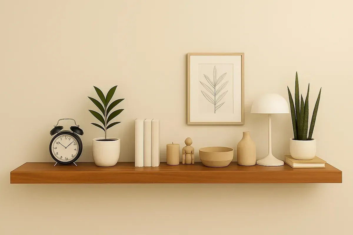 Ver imagem 1 de Prateleira Mdf 160x20 Moderna Suporte Parede Invisivel 30mm:freijó