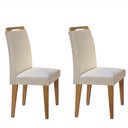 Ver imagem 2 de Conjunto 2 Cadeiras De Jantar Athenas Choco