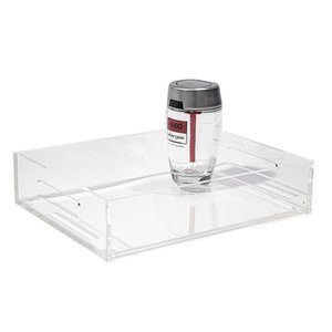 Bandeja em Acrílico Média 25 x 19 x 5,5 cm com alças 5MM Centauri Acrílicos BDJ-M