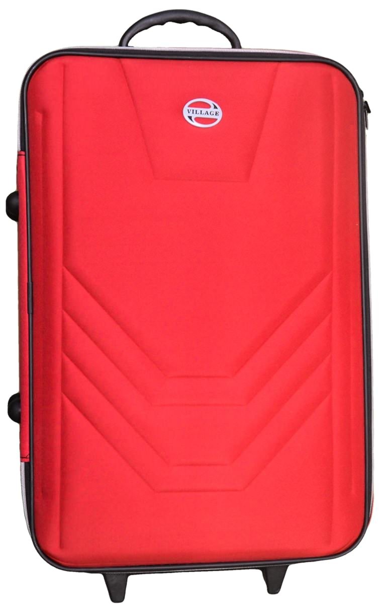 Mala Média 23kg Anac Rodinhas Resistente Village Viagem Rígida - Vermelho