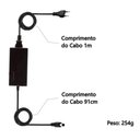 Ver imagem 4 de Fonte Carregador Universal para Notebook Bivolt 8 Conectores