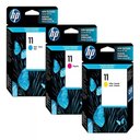 Ver imagem 1 de Cabeça de Impressão Hp 11 Kit C4812a / C4811a / C4813a - Magenta Azul e Amarelo - 3 Cores