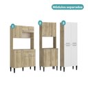 Ver imagem 4 de Armário de Cozinha Compacta Arizona Modern Carraro Carvalho