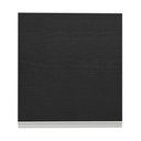 Ver imagem 7 de Armário de Cozinha Aéreo 60 cm 1 Porta Branco/Preto Glamy Madesa