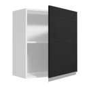 Ver imagem 6 de Armário de Cozinha Aéreo 60 cm 1 Porta Branco/Preto Glamy Madesa
