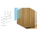 Ver imagem 3 de Pé Retanguar Roupeiro/guarda Roupas de 90 Mm - Viniplast