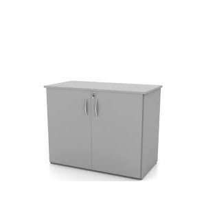 Armário Baixo com 02 Portas – 0,80×0,42×0,75m – Incoflex – Cinza/cinza – 21206