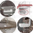 Ver imagem 3 de Kit Pia Cozinha Sifão Flexíve Engate 60cm Valv Pia Americana