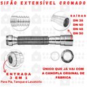 Ver imagem 4 de Kit Pia Cozinha Sifão Flexíve Engate 60cm Valv Pia Americana