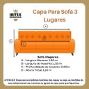 Ver imagem 5 de Capas de Sofá 3 Lugares com Fixador:avelã