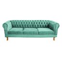 Ver imagem 1 de Sofá Chesterfield Capitone Duque Azul Marinho 2,30cm:ACQUA
