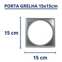 Ver imagem 4 de Porta Ralo 15x15 Inox 304 Suporte Grelha para Ralo Quadrado