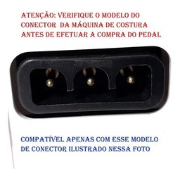 Pedal Reostato Máquina Elgin Genius Plus Jx-4035-eletrônico - 4