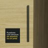 Módulo Guarda-Roupa Madesa Nilo 100% MDF 1684 2 Portas Carvalho Cor:Carvalho - 6