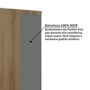 Ver imagem 4 de Guarda Roupa de Canto Reto Modulado 1 Porta 90cm Veneza Luciane Móveis