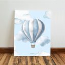 Ver imagem 4 de Kit 3 Quadro Decorativo Quarto Meninos Bebê Infantil Azul 28x20