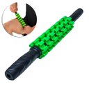 Ver imagem 2 de Bastao Rolo Miofascial Massagem Liberaçao Yoga Pilates Verde Exercicio