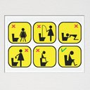 Ver imagem 1 de Placa Decorativa Frases Engraçadas Avisos Quarto Sala Banheiro:10