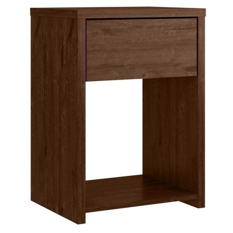 Mesa de Cabeceira Triunfo 1 Gaveta Jacarandá Fosco - Zanzini