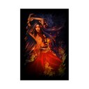 Ver imagem 2 de Placa Decorativa Mdf Cigana Dançando Tamanho 20x27cm