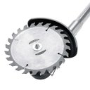 Ver imagem 7 de Cortador Aparador de Grama Planta Gramado Sem Fio Portatil Jardim Quintal Erva Daninha Galho Limpeza