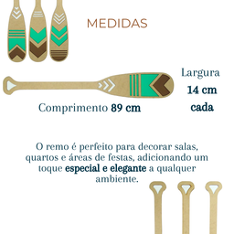 Remo Decorativo Mdf Decoração de Praia Colorido Parede - 5
