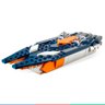 Brinquedo Lego Creator Jato Supersônico 3 em 1 Jato Helicóptero Lancha 215 Peças +7 anos - 2