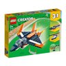 Brinquedo Lego Creator Jato Supersônico 3 em 1 Jato Helicóptero Lancha 215 Peças +7 anos - 1