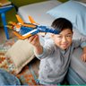 Brinquedo Lego Creator Jato Supersônico 3 em 1 Jato Helicóptero Lancha 215 Peças +7 anos - 10