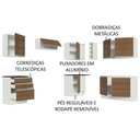 Ver mais imagens de Cozinha Completa 409001 com Armário e Balcão Branco/rustic