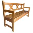 Ver imagem 3 de Banco 3 Lugares Madeira maciça Reforçado e de Fácil Montagem