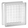 Tijolo Bloco de Vidro Transparente Textura 19x19x8 Tradestar Xadrez - 1