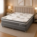 Ver imagem 5 de Colchão King Sr Life Vellus Ii Espuma D33 193x203x27cm Cinza