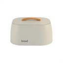 Ver imagem 3 de Porta Pão de Metal com Alça de Bambu Bege 23,5x33,5x18,5cm