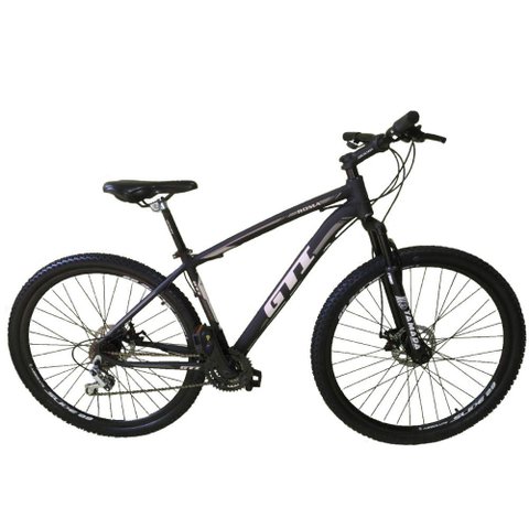 Bicicleta Aro 29 Gti Roma 21v Freio a Disco Preto Tam. 15
